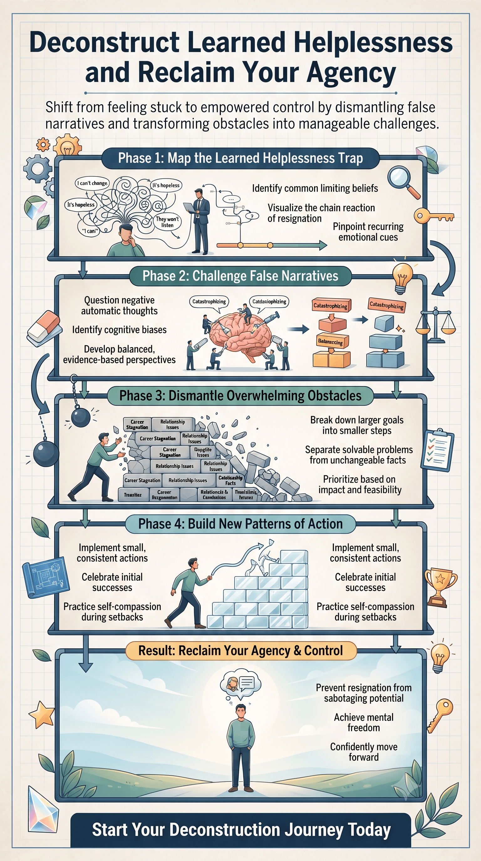 Helplessness Architecture and Reframe Bundle