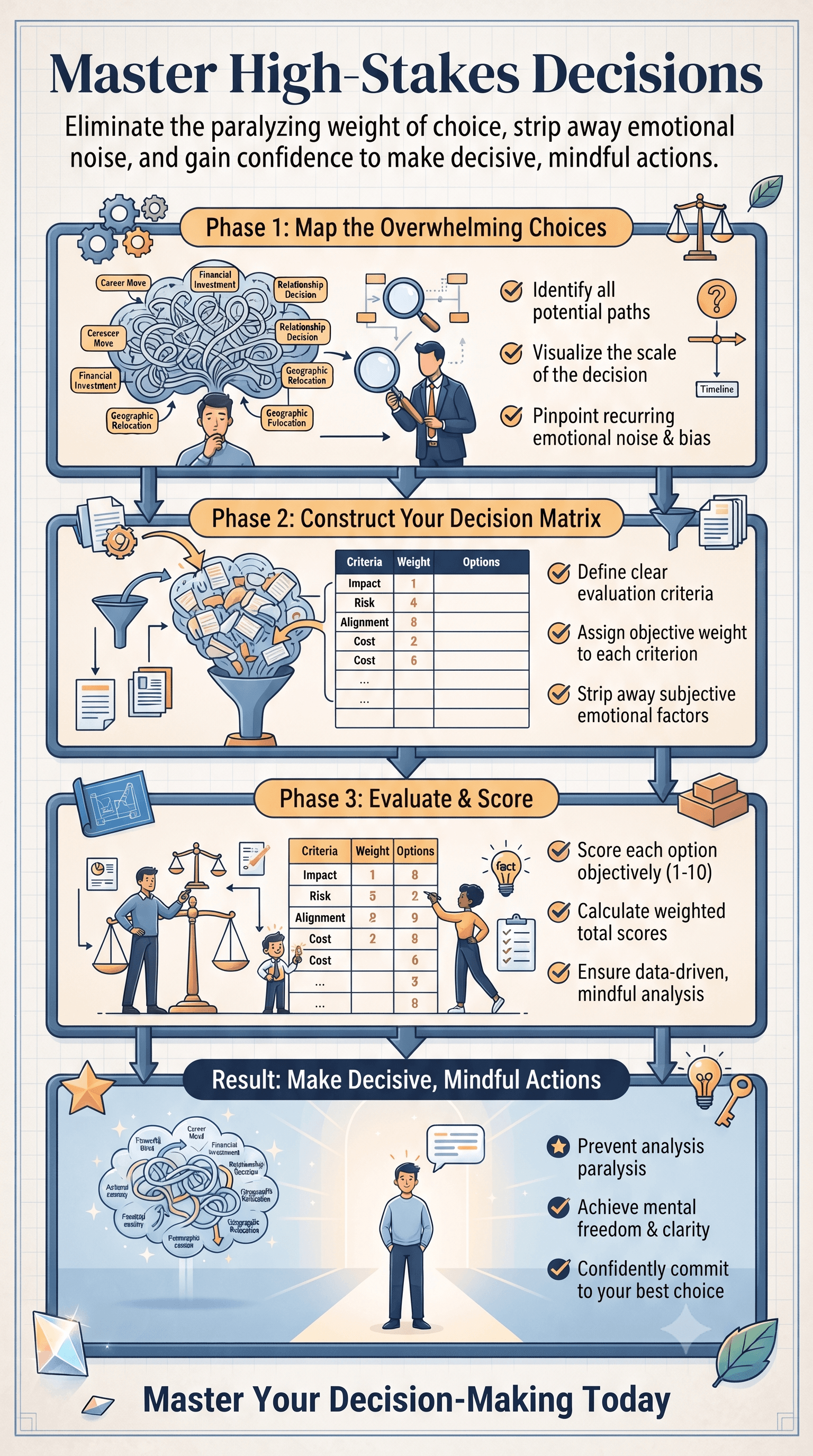 Weight of Choice and Decision Matrix Bundle